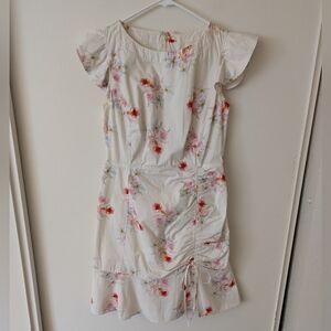 La Vie Rebecca Taylor Womens Small Catrine Ruched Dress Whimsy Coquette Romantic